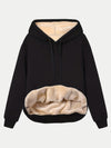 Drawstring Long Sleeve Hoodie with Kangaroo Pocket