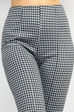 Plaid Bell Bottom Pants